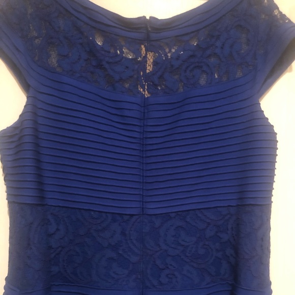 Tadashi Shoji Lace Long Evening Gown - Picture 4 of 11